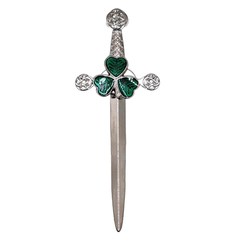 Shamrock Kilt Pin