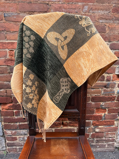 Celtic Symbols Shoulder Wrap