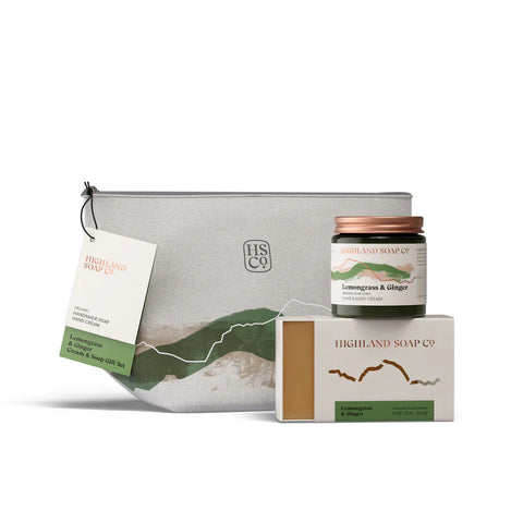 Lemongrass & Ginger Soap & Cream Gift Set