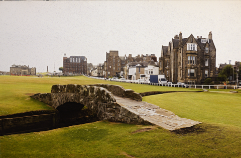 Swilcan Bridge/St. Andrews Foam Core Photo