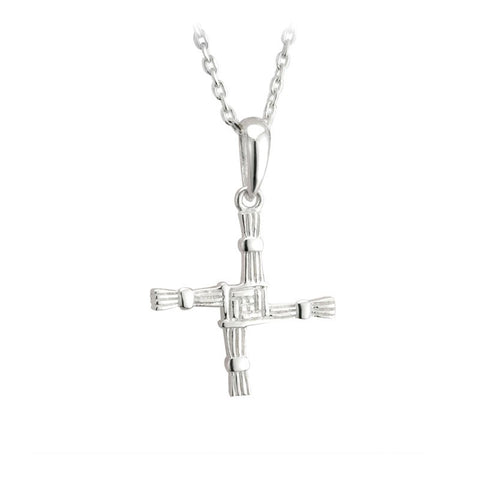 Solvar Sterling Silver Children's St. Brigid's Cross Necklace