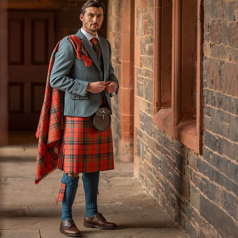 Lochcarron of Scotland Strome Heavyweight Wool Tartan Kilt