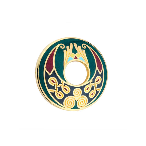 Solvar Tara Open Spiral Knot Brooch