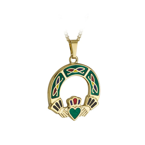 Solvar Tara Claddagh Necklace