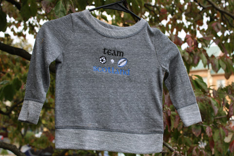 Team Scotland Kids Terry Crewneck