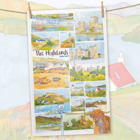 Emma Ball® Scottish Regions Tea Towels