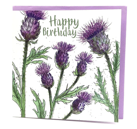 Emma Ball® Thistle Birthday Card