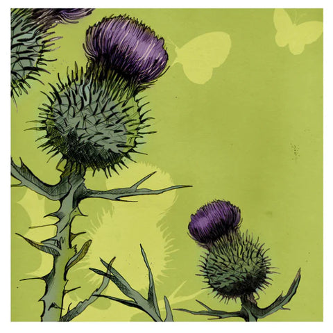 Emma Ball® Thistle Greeting Card