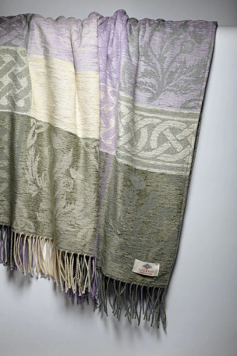 Celtic Thistle Jacquard Throw Collection