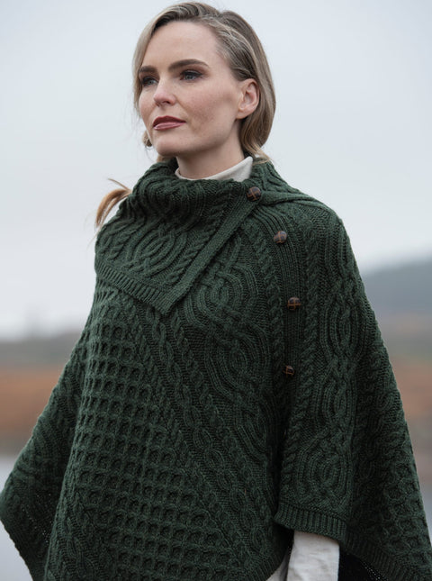 Tipperary Cowl Neck Poncho