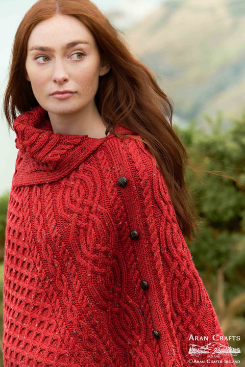Tipperary Cowl Neck Poncho
