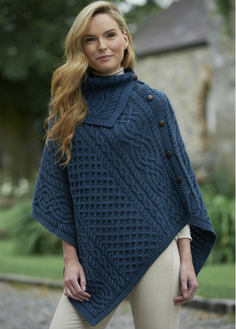 Tipperary Cowl Neck Poncho