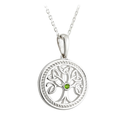 Solvar Sterling Silver Tree of Life Necklace
