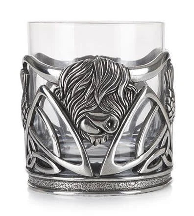 Highland Cow Whisky Tumbler