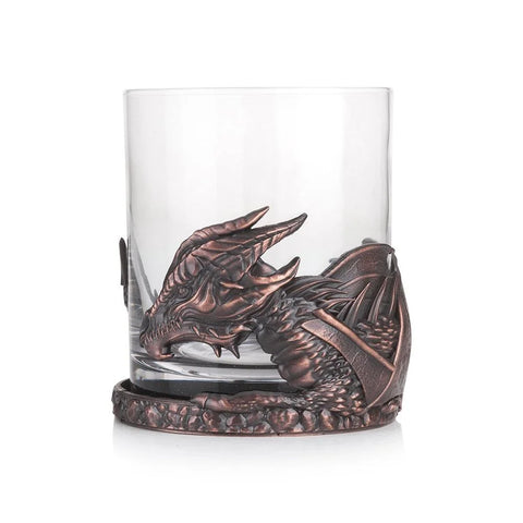 Dragon Whisky Tumbler in Chocolate Bronze