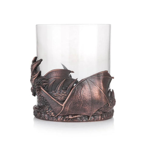 Dragon Whisky Tumbler in Chocolate Bronze