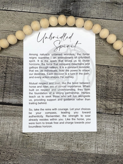 Unbridled Spirit Ornament