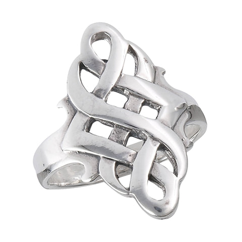 Endless Knot Sterling Silver Ring