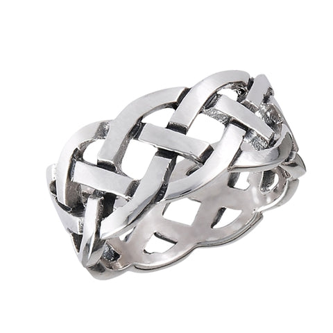 Men's Plait Sterling Silver Ring