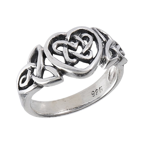 Celtic Love Knot Sterling Silver Ring