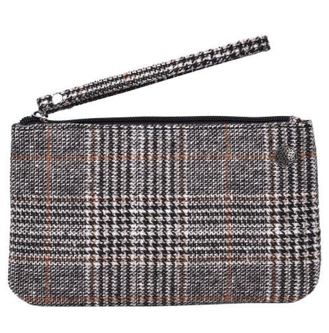 Aberdeen Plaid Tweed Wristlet